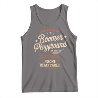 Welcome To The Boomer Playground Tank Top Funny Baby Boomer Generation - Wonder Print Shop
