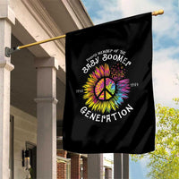 Proud Member Of The Baby Boomer Generation Garden Flag Hippie Sunflower - Wonder Print Shop