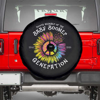 Proud Member Of The Baby Boomer Generation Spare Tire Cover Hippie Sunflower - Wonder Print Shop