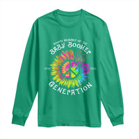 Proud Member Of The Baby Boomer Generation Long Sleeve Shirt Hippie Sunflower - Wonder Print Shop