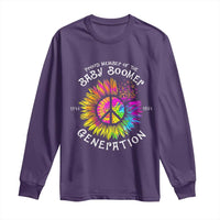 Proud Member Of The Baby Boomer Generation Long Sleeve Shirt Hippie Sunflower - Wonder Print Shop