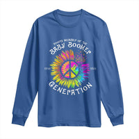 Proud Member Of The Baby Boomer Generation Long Sleeve Shirt Hippie Sunflower - Wonder Print Shop