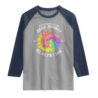 Proud Member Of The Baby Boomer Generation Raglan Shirt Hippie Sunflower - Wonder Print Shop