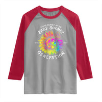Proud Member Of The Baby Boomer Generation Raglan Shirt Hippie Sunflower - Wonder Print Shop