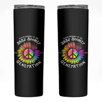 Proud Member Of The Baby Boomer Generation Skinny Tumbler Hippie Sunflower - Wonder Print Shop