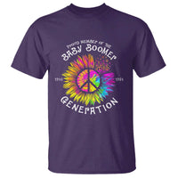 Proud Member Of The Baby Boomer Generation T Shirt Hippie Sunflower - Wonder Print Shop