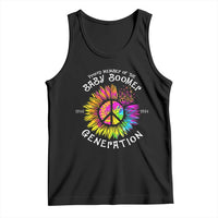 Proud Member Of The Baby Boomer Generation Tank Top Hippie Sunflower - Wonder Print Shop