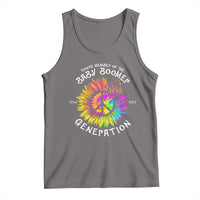 Proud Member Of The Baby Boomer Generation Tank Top Hippie Sunflower - Wonder Print Shop