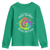Proud Member Of The Baby Boomer Generation Youth Sweatshirt Hippie Sunflower - Wonder Print Shop