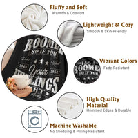 Funny I Am A Boomer Throw Blanket So If You Dont Want Your Feeling Hurt Walk Away - Wonder Print Shop