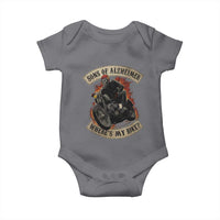 Funny Grumpy Old Biker Baby Onesie Sons Of Alzheimer Where Is My Bike - Wonder Print Shop