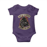 Funny Grumpy Old Biker Baby Onesie Sons Of Alzheimer Where Is My Bike - Wonder Print Shop