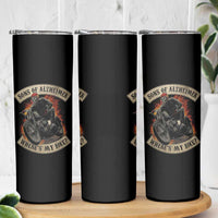 Funny Grumpy Old Biker Skinny Tumbler Sons Of Alzheimer Where Is My Bike - Wonder Print Shop