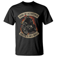 Funny Grumpy Old Biker T Shirt Sons Of Alzheimer Where Is My Bike - Wonder Print Shop