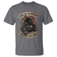 Funny Grumpy Old Biker T Shirt Sons Of Alzheimer Where Is My Bike - Wonder Print Shop