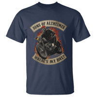 Funny Grumpy Old Biker T Shirt Sons Of Alzheimer Where Is My Bike - Wonder Print Shop