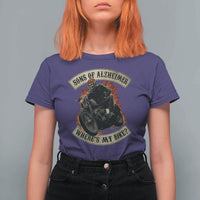 Funny Grumpy Old Biker T Shirt For Women Sons Of Alzheimer Where Is My Bike - Wonder Print Shop