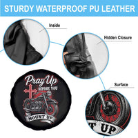 Pray Up Before You Mount Up Spare Tire Cover Christian Biker Religious Faith - Wonder Print Shop