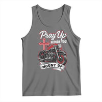 Pray Up Before You Mount Up Tank Top Christian Biker Religious Faith - Wonder Print Shop