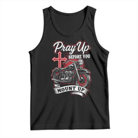 Pray Up Before You Mount Up Tank Top Christian Biker Religious Faith - Wonder Print Shop