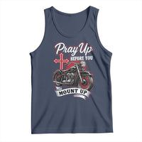 Pray Up Before You Mount Up Tank Top Christian Biker Religious Faith - Wonder Print Shop