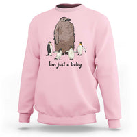 Funny Pesto The Penguin Sweatshirt I'm Just A Baby Meme - Wonder Print Shop