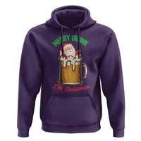 Funny Christmas Beer Hoodie Merry Drunk I'm Xmas Wasted Santa