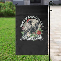Christmas Viking Garden Flag Huginn And Hunninn's Delivery Service Raven - Wonder Print Shop