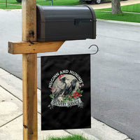 Christmas Viking Garden Flag Huginn And Hunninn's Delivery Service Raven - Wonder Print Shop