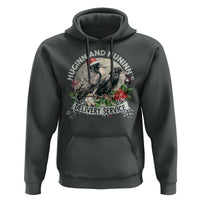 Christmas Viking Hoodie Huginn And Hunninn's Delivery Service Raven