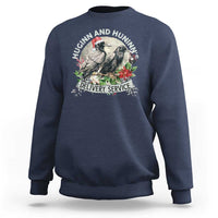 Christmas Viking Sweatshirt Huginn And Hunninn's Delivery Service Raven - Wonder Print Shop
