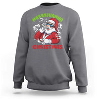 Funny Christmas Weed Sweatshirt Merryjuanna Christmas Santa Xmas - Wonder Print Shop