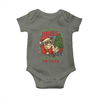 Funny Christmas Grumpy Cat Baby Onesie Probably Just Gonna Jingle Some Of The Way I Am Tired - Wonder Print Shop