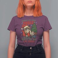 Funny Christmas Grumpy Cat T Shirt For Women Probably Just Gonna Jingle Some Of The Way I Am Tired - Wonder Print Shop