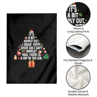 Funny Christmas Movie Garden Flag Its A Bit Nipply Out Nipply Out Xmas Vacation Holiday - Wonder Print Shop