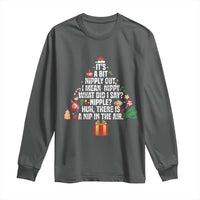 Funny Christmas Movie Long Sleeve Shirt Its A Bit Nipply Out Nipply Out Xmas Vacation Holiday - Wonder Print Shop