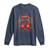 Funny Christmas Movie Long Sleeve Shirt Its A Bit Nipply Out I Mean Nippy Out What Did I Say Nipple - Wonder Print Shop
