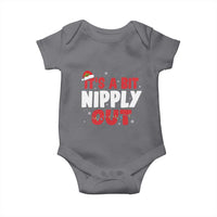 Funny Christmas Movie Baby Onesie It's A Bit Nipply Out Xmas Vacation Holiday - Wonder Print Shop