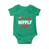 Funny Christmas Movie Baby Onesie It's A Bit Nipply Out Xmas Vacation Holiday - Wonder Print Shop