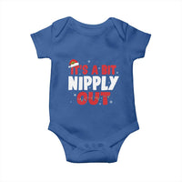 Funny Christmas Movie Baby Onesie It's A Bit Nipply Out Xmas Vacation Holiday - Wonder Print Shop