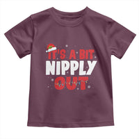 Funny Christmas Movie Toddler T Shirt It's A Bit Nipply Out Xmas Vacation Holiday - Wonder Print Shop