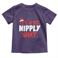 Funny Christmas Movie Toddler T Shirt It's A Bit Nipply Out Xmas Vacation Holiday - Wonder Print Shop