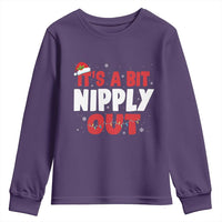 Funny Christmas Movie Youth Sweatshirt It's A Bit Nipply Out Xmas Vacation Holiday - Wonder Print Shop