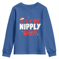 Funny Christmas Movie Youth Sweatshirt It's A Bit Nipply Out Xmas Vacation Holiday - Wonder Print Shop