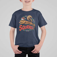 Funny Christmas Squirrel T Shirt For Kid Xmas Vacation Holiday Movie - Wonder Print Shop