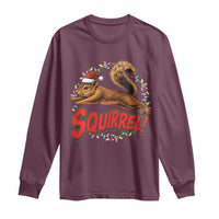 Funny Christmas Squirrel Long Sleeve Shirt Xmas Vacation Holiday Movie - Wonder Print Shop