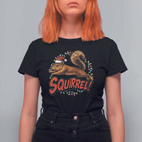 Funny Christmas Squirrel T Shirt For Women Xmas Vacation Holiday Movie - Wonder Print Shop
