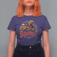 Funny Christmas Squirrel T Shirt For Women Xmas Vacation Holiday Movie - Wonder Print Shop