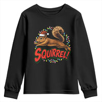 Funny Christmas Squirrel Youth Sweatshirt Xmas Vacation Holiday Movie - Wonder Print Shop