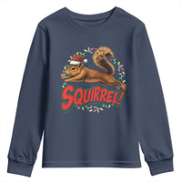 Funny Christmas Squirrel Youth Sweatshirt Xmas Vacation Holiday Movie - Wonder Print Shop
